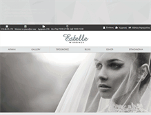 Tablet Screenshot of estelleweddings.gr